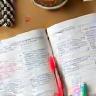 Personalised nutrition plan highlighted in notebook